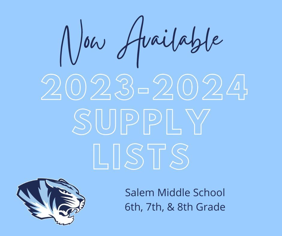 2023-2024 Supply Lists